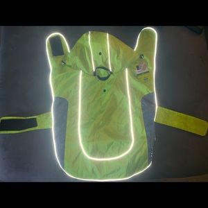 Top Paw Neon Reflective Dog Raincoat Size Large